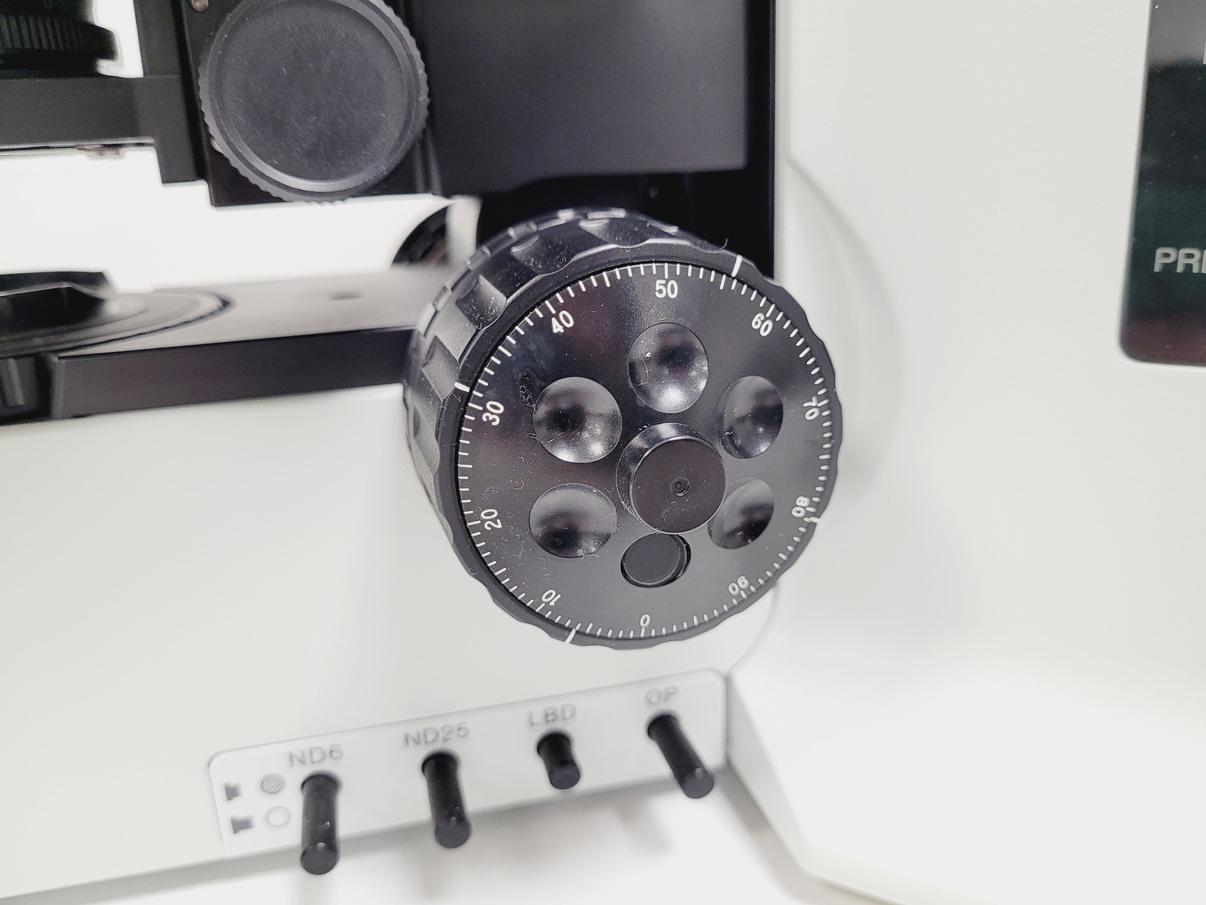Image of Olympus BX51 TF Microscope w/ 3 Objectives 20x/40x/100x & Cover