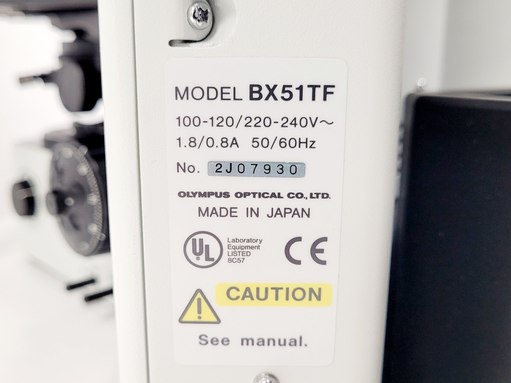 Image of Olympus BX51 TF Microscope w/ 3 Objectives 20x/40x/100x & Cover