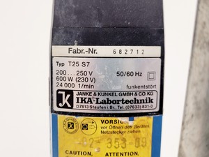 Thumbnail image of Janke & Kunkel IKA-Labortechnik Ultra-Turrax T25 S7 Homogeniser w/ Stand