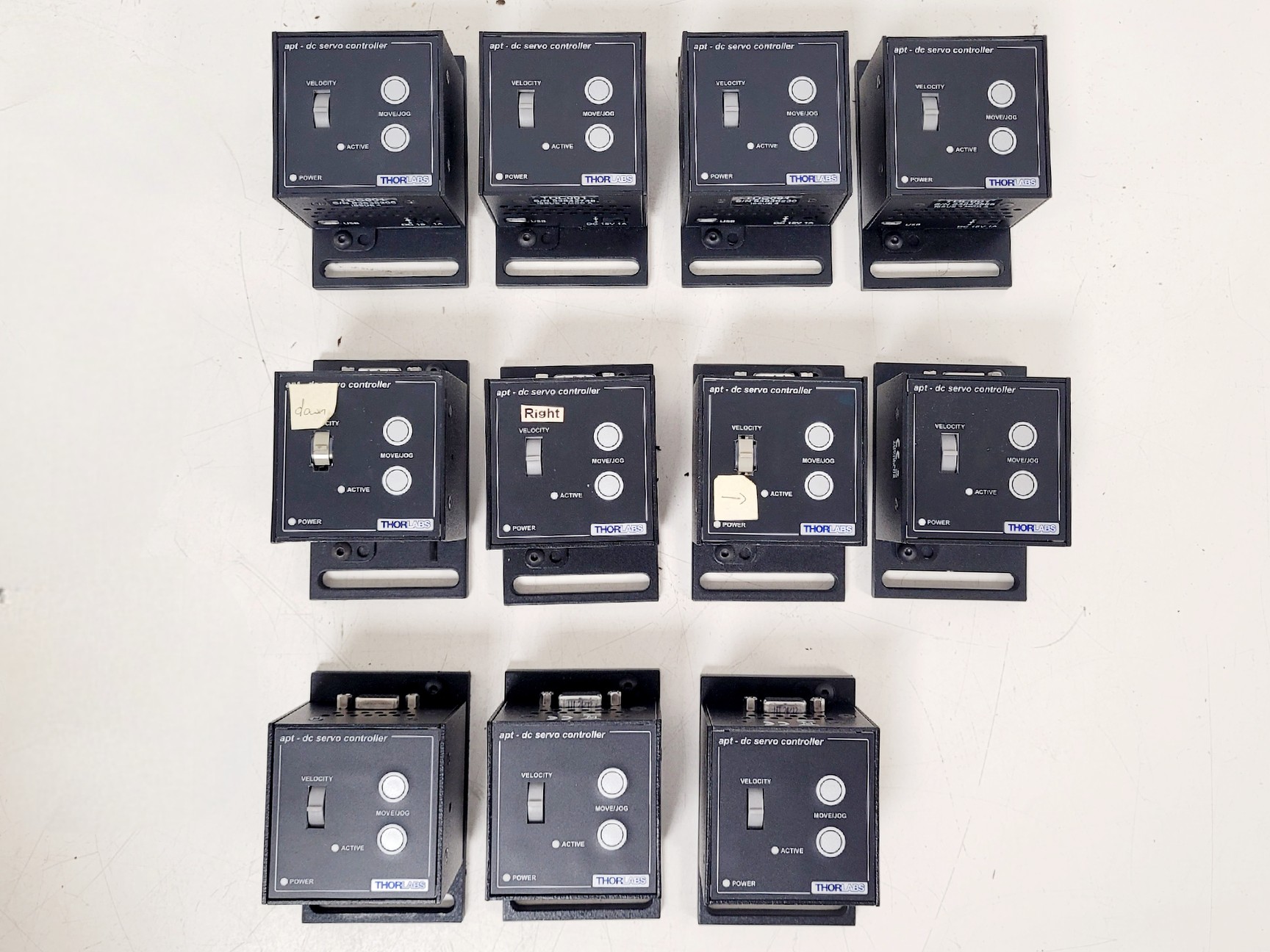 Image of Job Lot of 11 x Thor Labs Apt DC Servo Controllers TDC001 w/ 10x Power Supplies