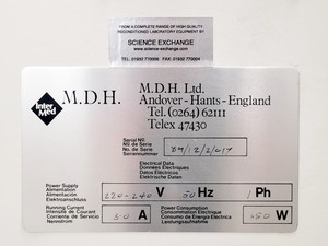 Thumbnail image of M.D.H Microflow Laminar Flow Workstation Fume Hood Lab