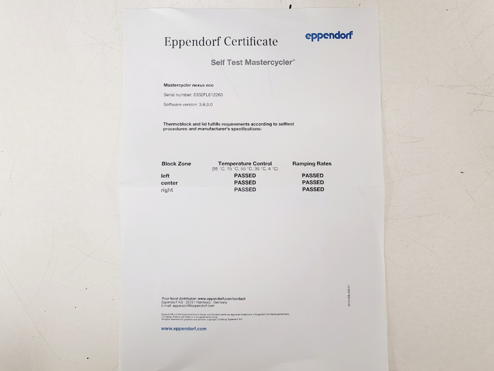 Image of Eppendorf Mastercycler Nexus Eco Thermocycler Lab