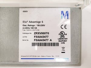 Thumbnail image of Millipore Elix Advantage 5 Water Purification System w/ BI030 Tank & E-POD