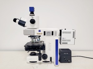 Thumbnail image of  Carl Zeiss Axio Scope.A1 Microscope w/ AxioCam ICc 5, CoolLED & PC