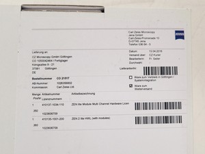 Thumbnail image of  Carl Zeiss Axio Scope.A1 Microscope w/ AxioCam ICc 5, CoolLED & PC
