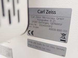 Thumbnail image of  Carl Zeiss Axio Scope.A1 Microscope w/ AxioCam ICc 5, CoolLED & PC