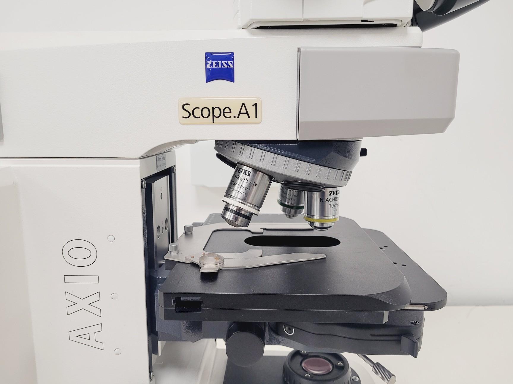 Image of  Carl Zeiss Axio Scope.A1 Microscope w/ AxioCam ICc 5, CoolLED & PC