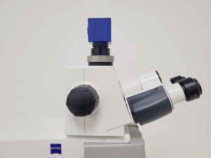 Thumbnail image of  Carl Zeiss Axio Scope.A1 Microscope w/ AxioCam ICc 5, CoolLED & PC