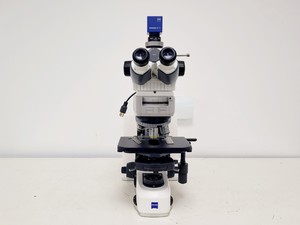 Thumbnail image of  Carl Zeiss Axio Scope.A1 Microscope w/ AxioCam ICc 5, CoolLED & PC