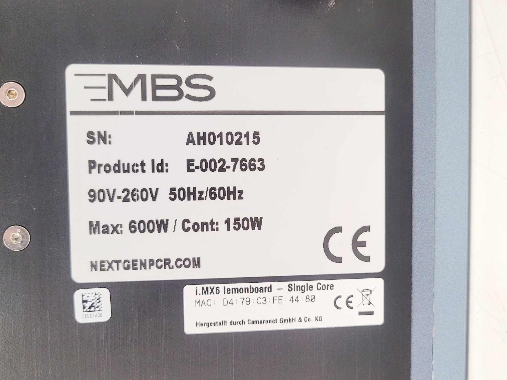 Image of MBS NextGenPCR PCCR Thermal Cycler Lab