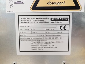 Thumbnail image of Felder FB610 Bandsaw w/ Felder RL 160 Dust Extractor