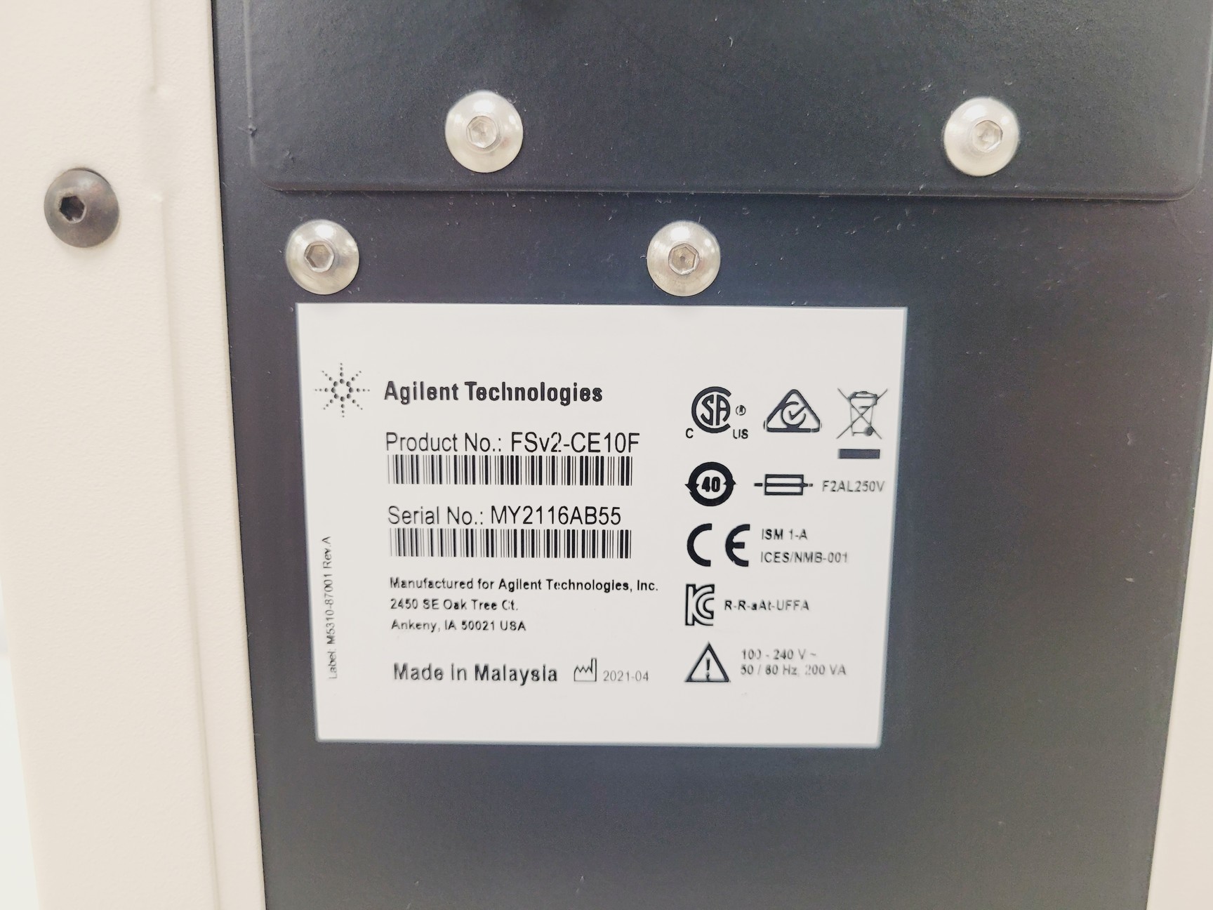 Image of Agilent 5300 Fragment Analyzer (2021) w/ HP Z2 SFF G4 Workstation