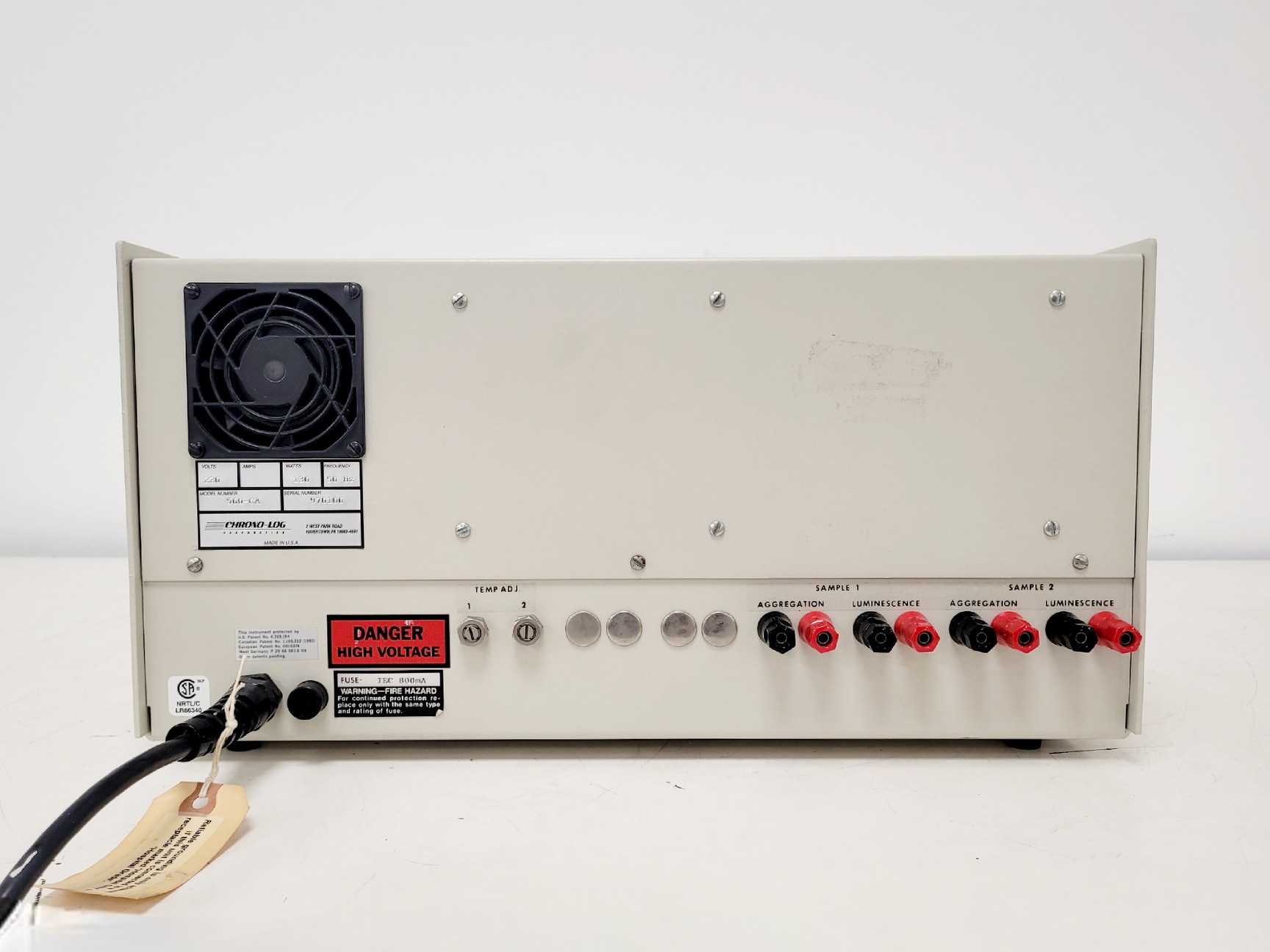 Image of Chrono-Log Corporation Whole Blood Lumi-Aggregometer Model 560-CA