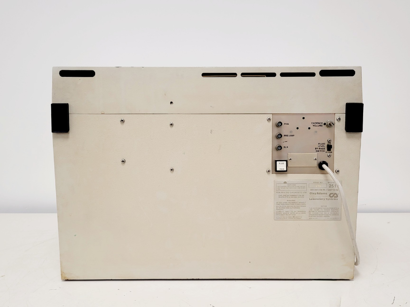 Image of Clay Adams Ultra-Flow 100 Whole Blood Platelet Counter Model 2511