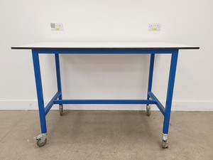 Thumbnail image of Laboratory Bench Trespa Table on Wheels 150 x 75cm