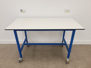 Thumbnail image of Laboratory Bench Trespa Table on Wheels 150 x 75cm