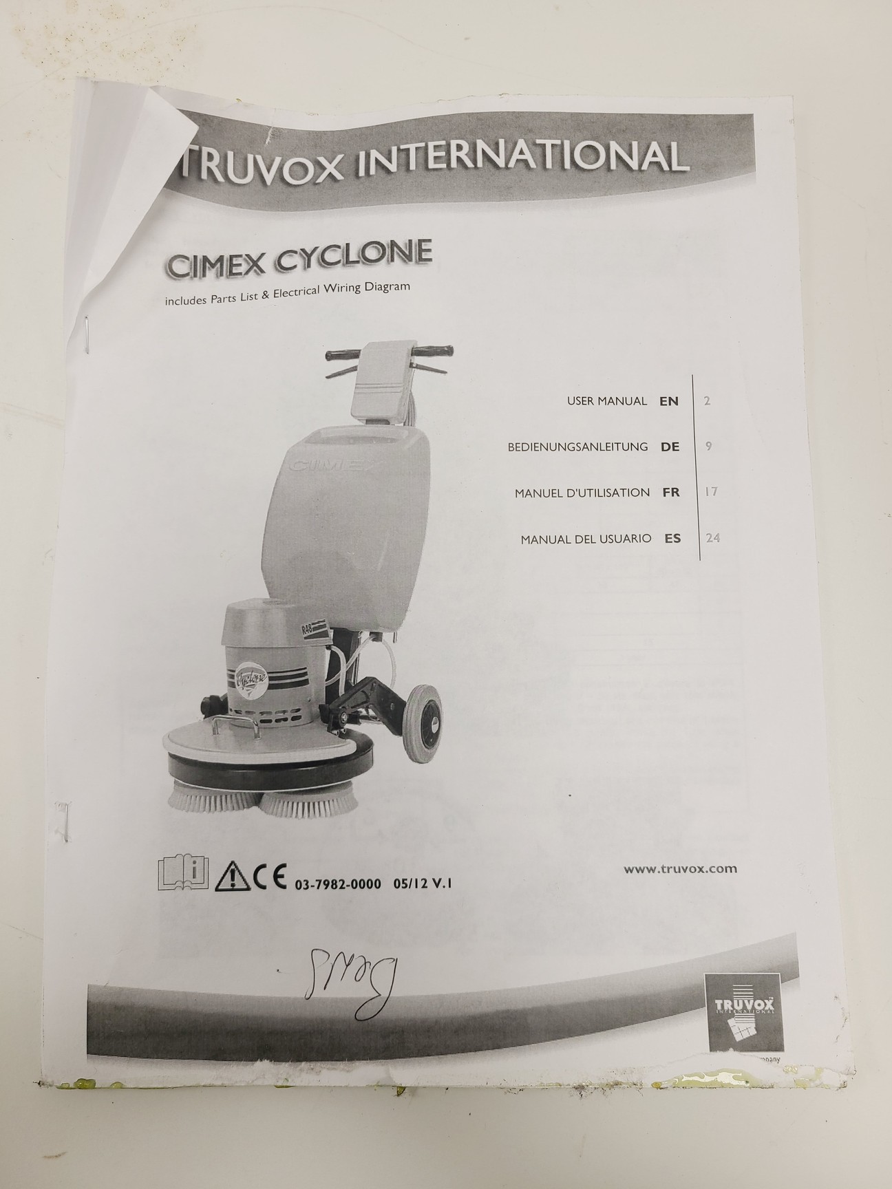 Image of Truvox Cimex Cyclone Range CR48 Floor Scrubber Polisher