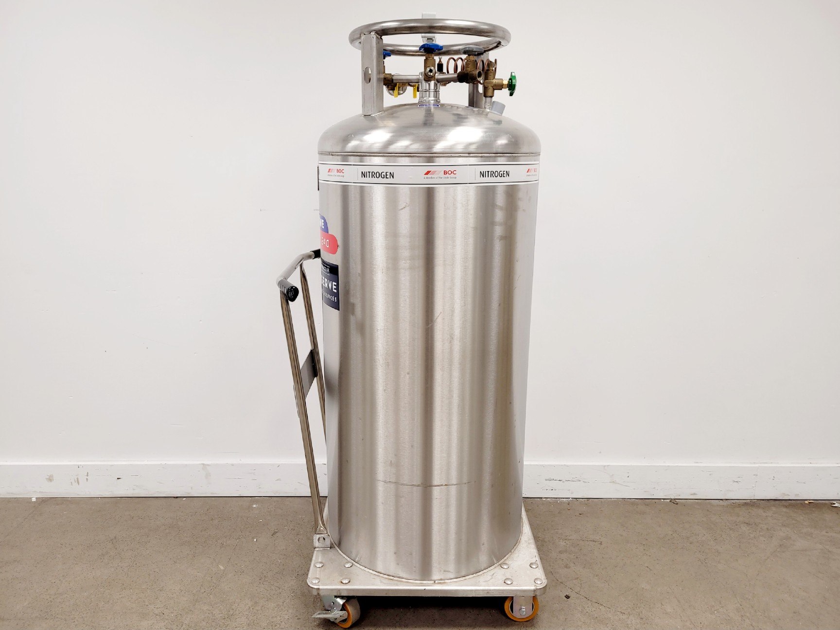 Image of Statebourne Cryostor 240 Liquid Nitrogen Storage Tank 