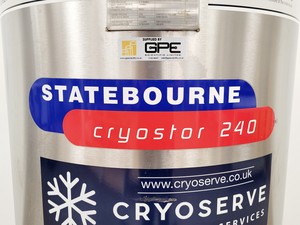 Thumbnail image of Statebourne Cryostor 240 Liquid Nitrogen Storage Tank 