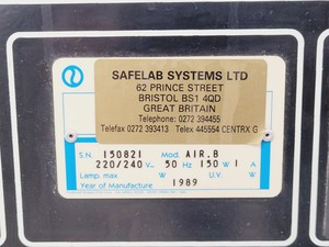 Thumbnail image of Safelab AirOne Blue (Air.B) Mobile Fume Cupboard Lab