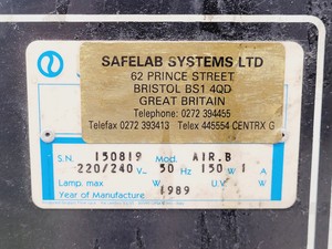 Thumbnail image of Safelab AirOne Blue (Air.B) Fume Cupboard Lab