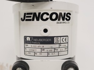 Thumbnail image of Jencons NO22AN.18 Diaphragm Vacuum Pump