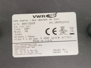 Thumbnail image of VWR Digital Heatblock Model 949301