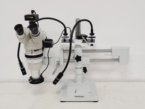 Image of Nikon SMZ-10 Microscope w/ Amscope MU500 5.1 MP Digital Camera & Light Source