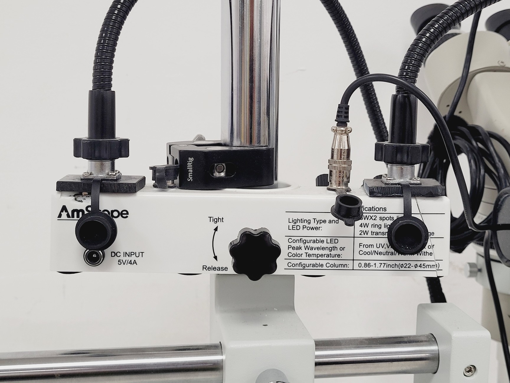 Image of Nikon SMZ-10 Microscope w/ Amscope MU500 5.1 MP Digital Camera & Light Source