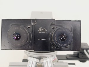 Thumbnail image of Leitz SM-LUX Binocular Microscope w/ 4 x Objectives 4/10/40/100x 