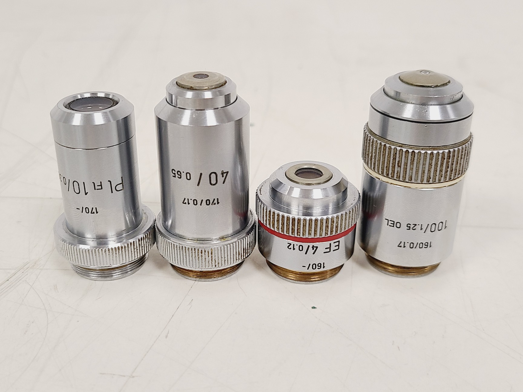 Image of Leitz SM-LUX Binocular Microscope w/ 4 x Objectives 4/10/40/100x 