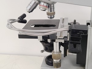 Thumbnail image of Leitz SM-LUX Binocular Microscope w/ 4 x Objectives 4/10/40/100x 