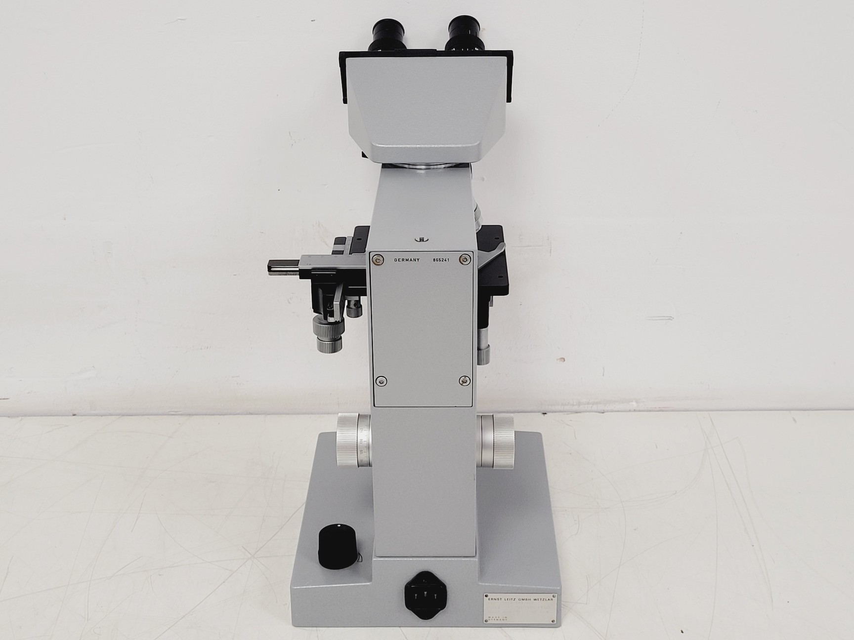 Image of Leitz SM-LUX Binocular Microscope w/ 5 x Objectives 25/40/100 Fluotar