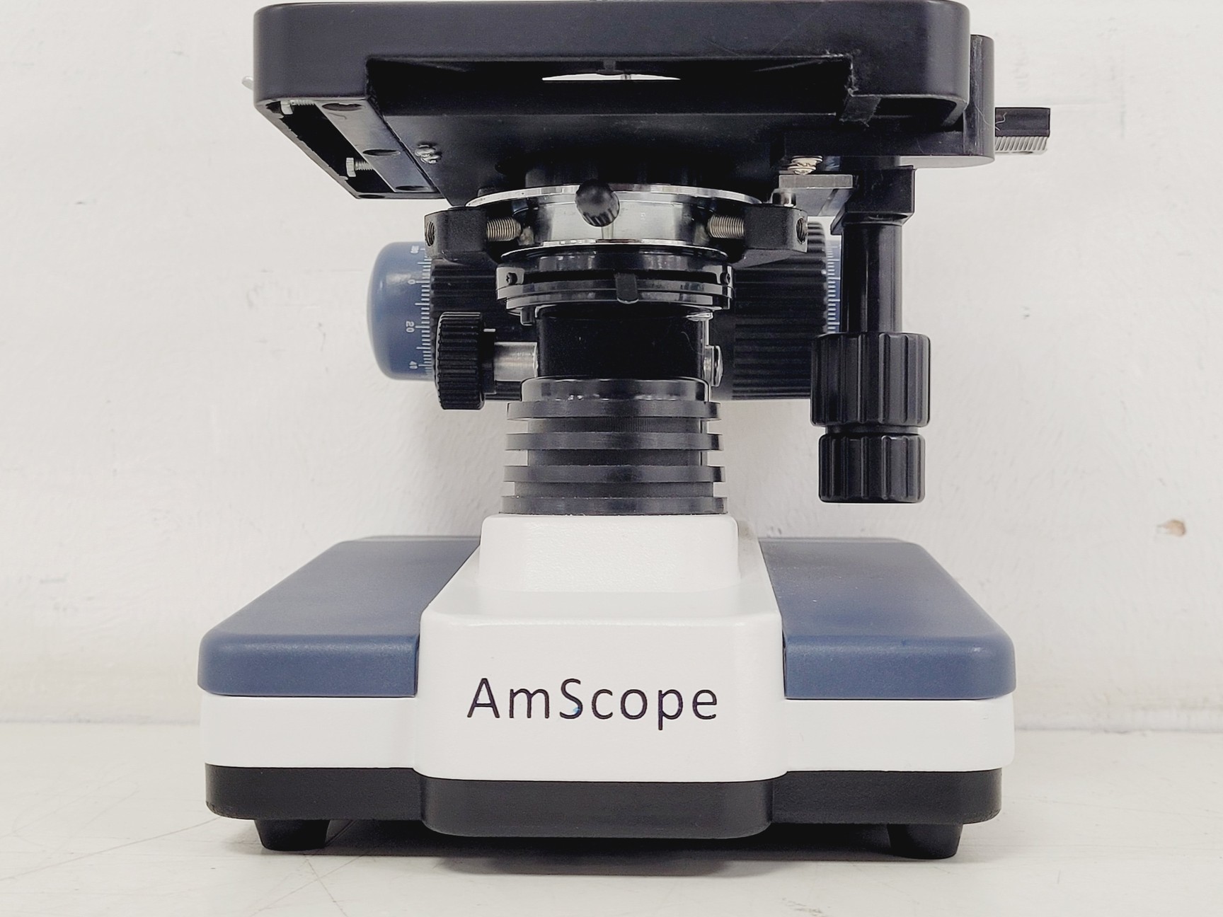 Image of Amscope T120 Series Compound Microscope w/ 4 x Objectives 4/10/40/100 Oil 