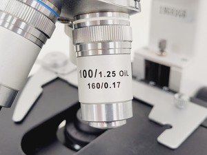 Thumbnail image of Amscope T120 Series Compound Microscope w/ 4 x Objectives 4/10/40/100 Oil 