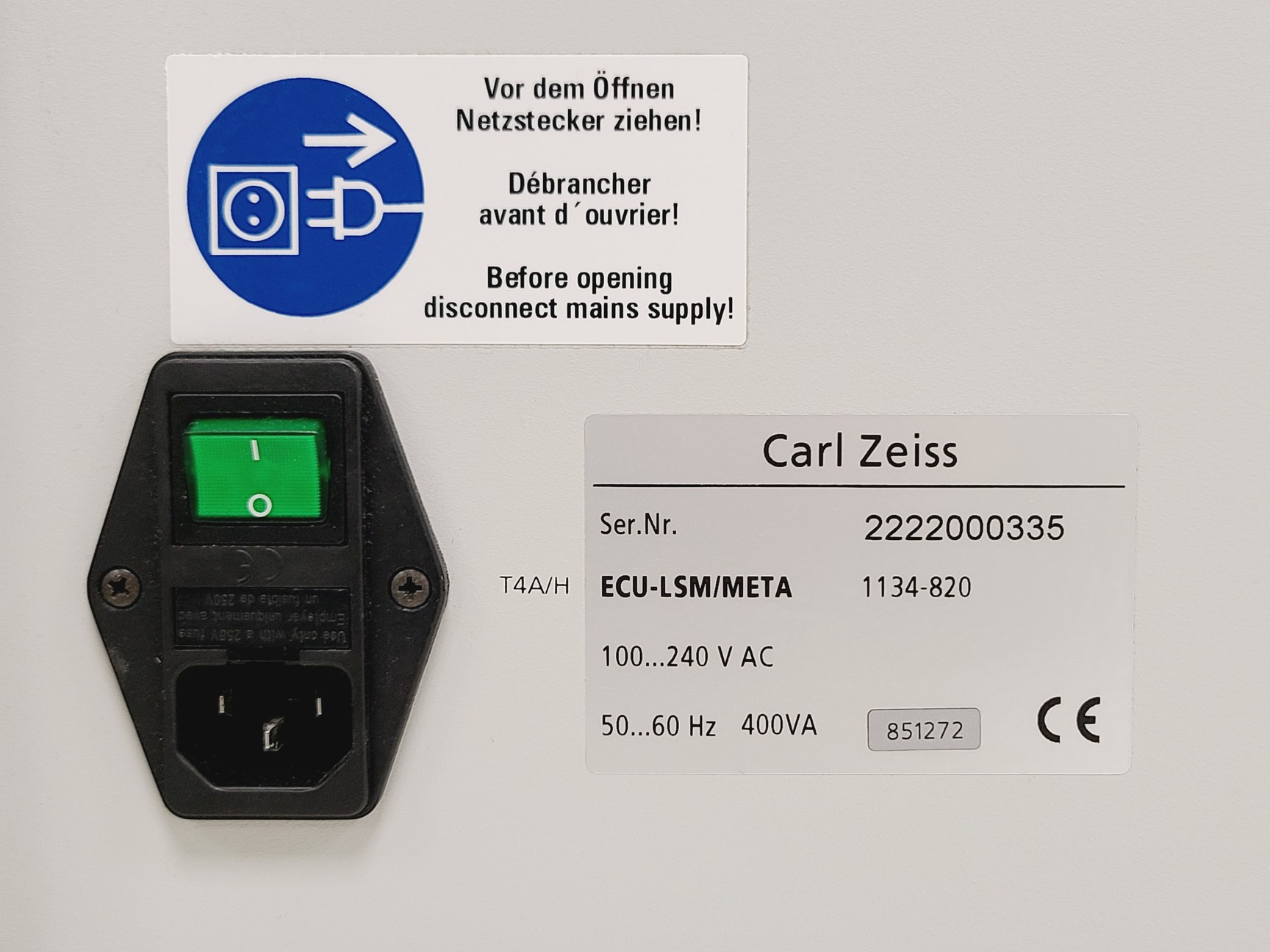 Image of Zeiss LSM 510 META Confocal Microscope System w/ Axiovert 200M & Lasers