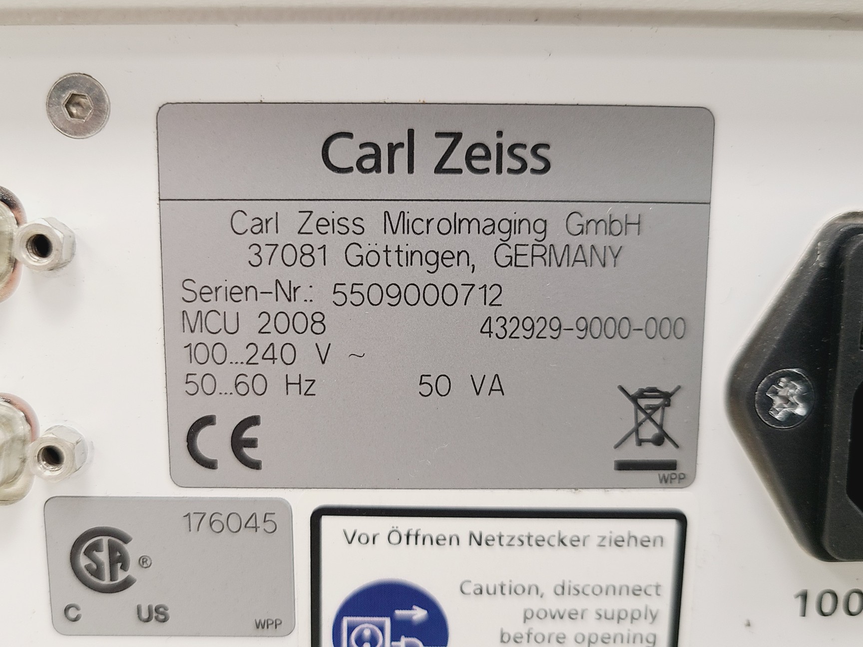 Image of Zeiss LSM 510 META Confocal Microscope System w/ Axiovert 200M & Lasers