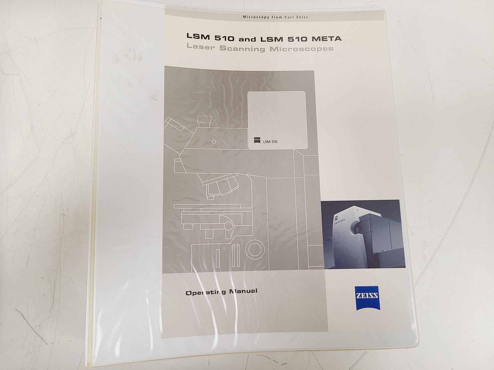 Image of Zeiss LSM 510 META Confocal Microscope System w/ Axiovert 200M & Lasers