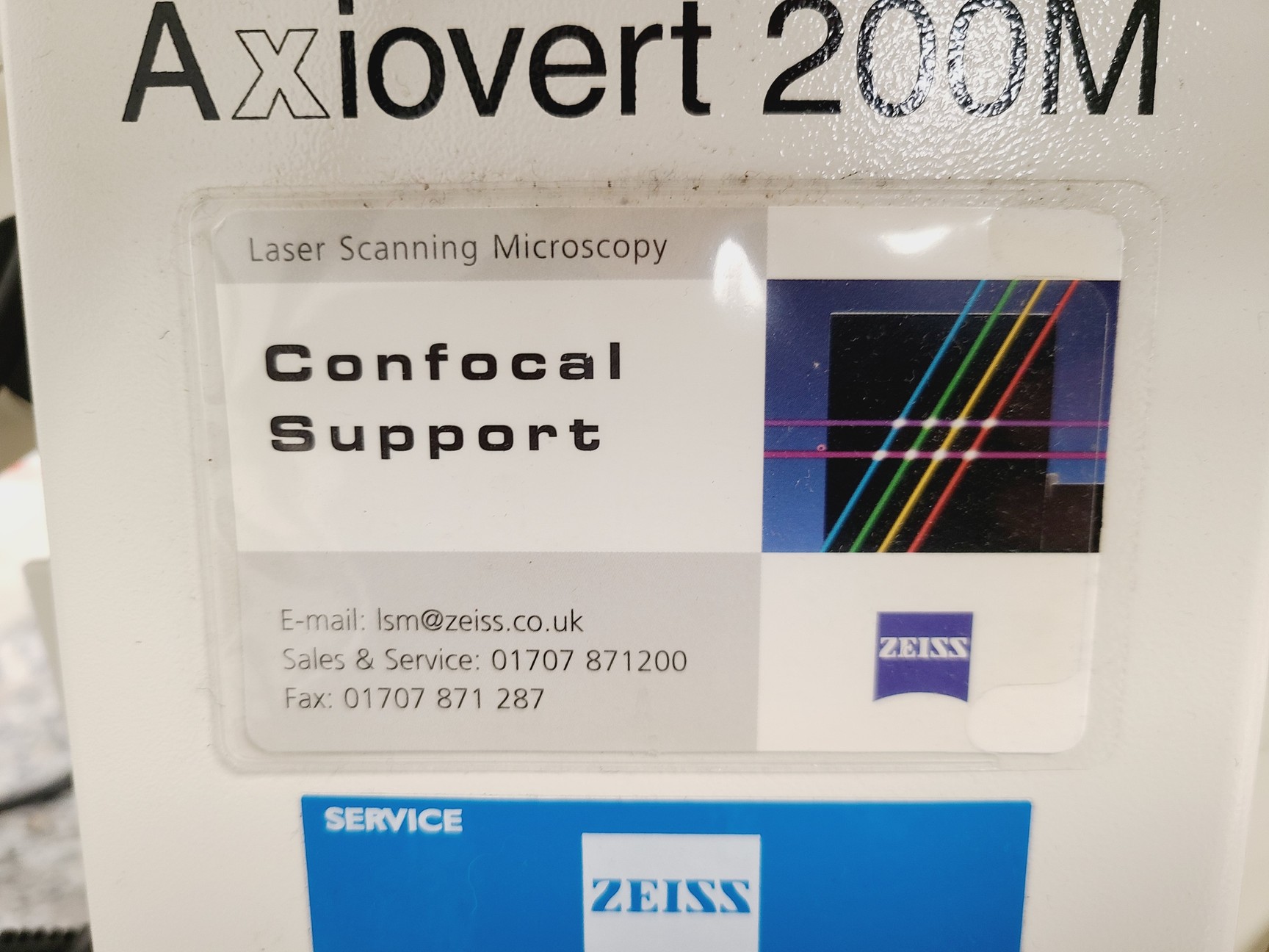 Image of Zeiss LSM 510 META Confocal Microscope System w/ Axiovert 200M & Lasers