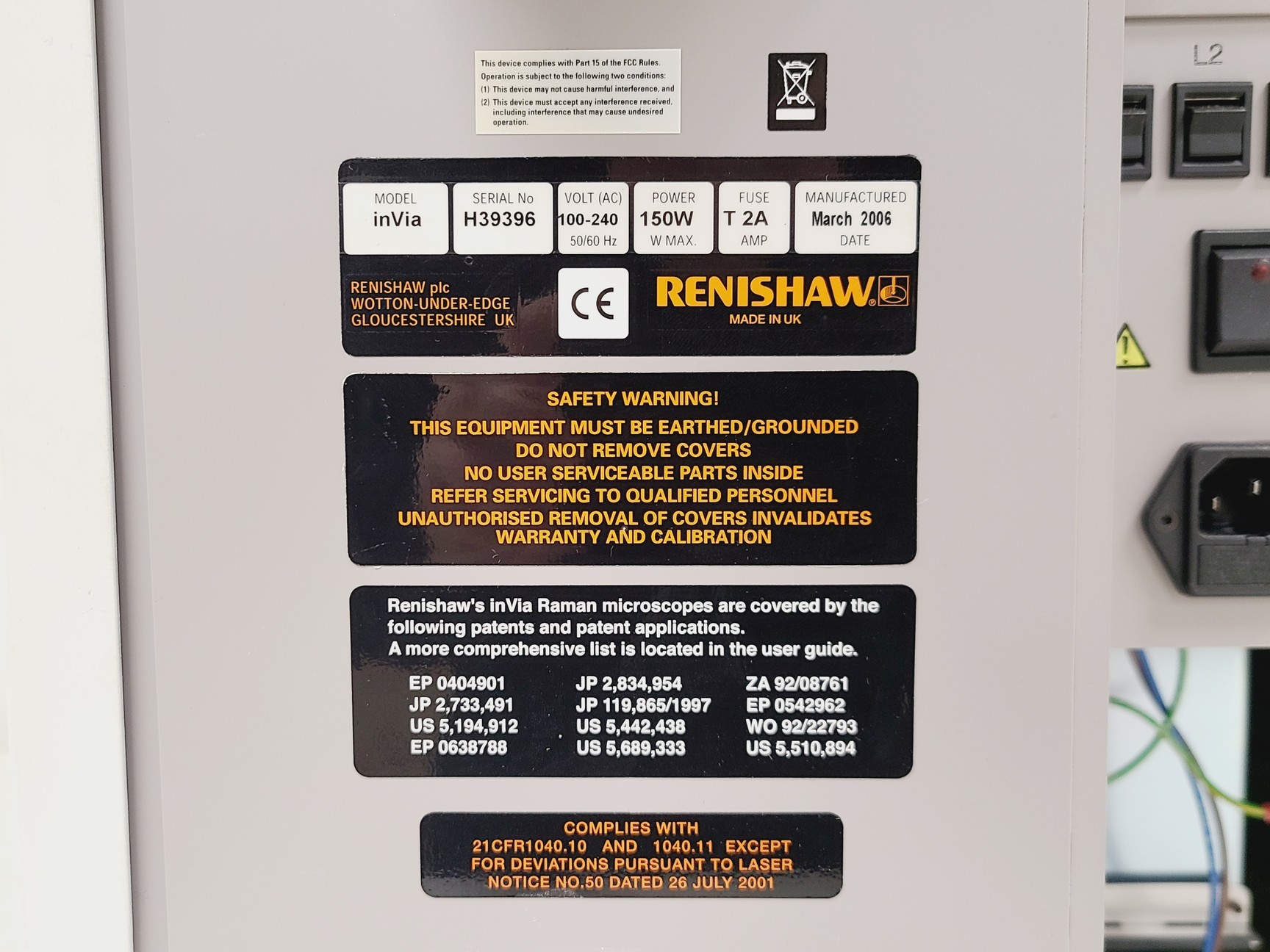 Image of Renishaw inVia Raman Microscope System w/ Modu-Laser Stella Laser Lab
