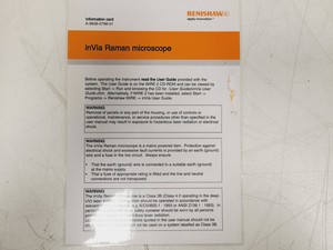 Thumbnail image of Renishaw inVia Raman Microscope System w/ Modu-Laser Stella Laser Lab