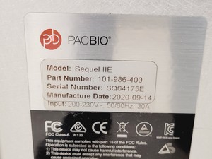 Thumbnail image of PacBio Sequel IIe Sequencing System Next Generation Sequencing (NGS) 2020