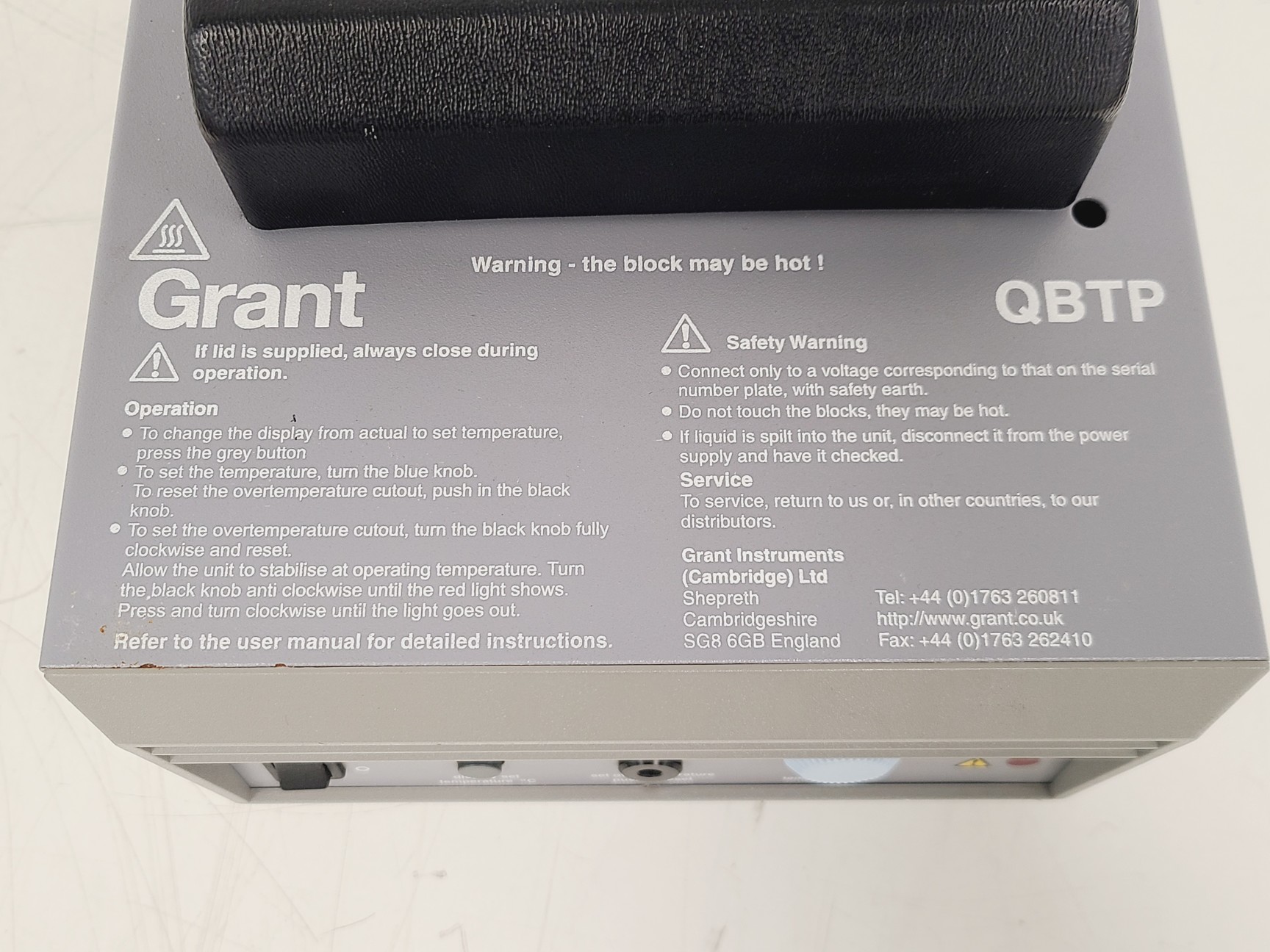 Image of Grant QBTP Microtitre Dry Block Heater
