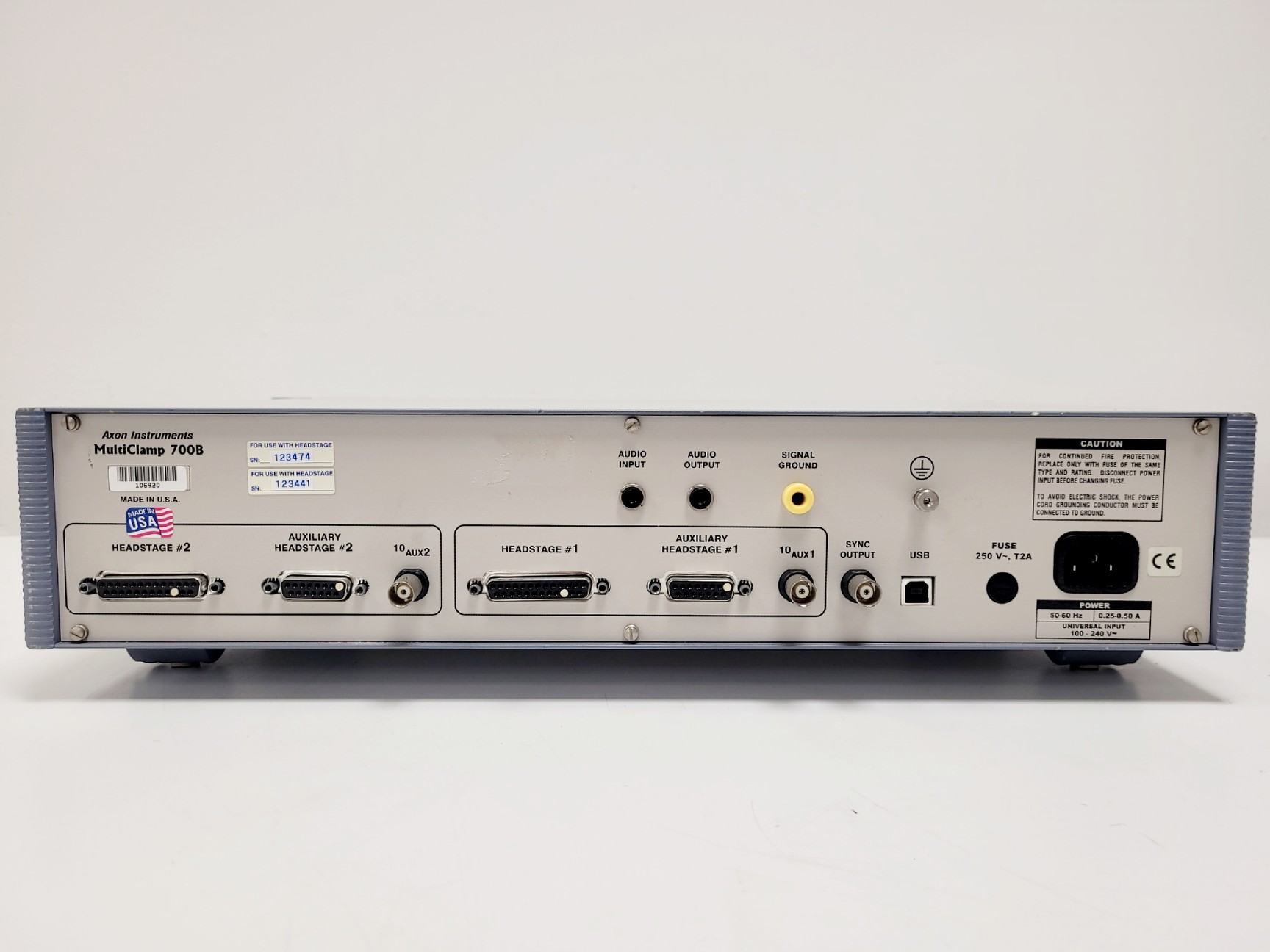 Image of Molecular Devices Axon CNS MultiClamp 700B w/ Axon CV-7B Headstage & PATCH-1U 