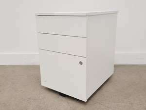 Image of Senator White 3-Drawer Under Bench Filing Cabinet Model UTM3F WH