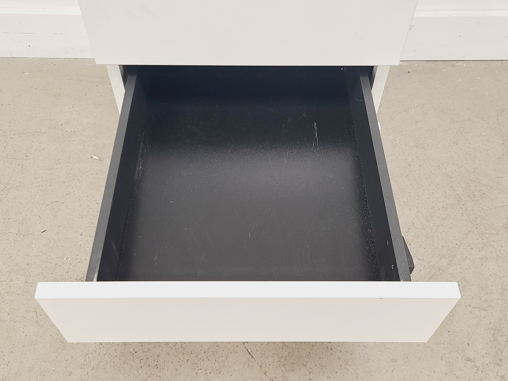 Image of Senator White 3-Drawer Under Bench Filing Cabinet Model UTM3F WH