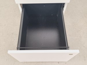Thumbnail image of Senator White 3-Drawer Under Bench Filing Cabinet Model UTM3F WH