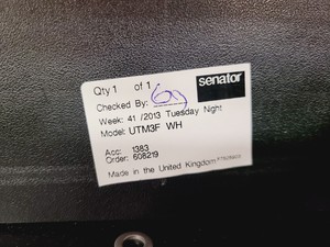 Thumbnail image of Senator White 3-Drawer Under Bench Filing Cabinet Model UTM3F WH