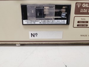 Thumbnail image of Gilson/Jones HPLC Chromatography System (Models: 116, 2x 231, 2x 302, 401, 7950)