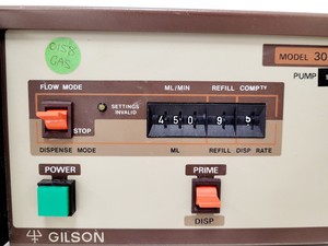 Thumbnail image of Gilson/Jones HPLC Chromatography System (Models: 116, 2x 231, 2x 302, 401, 7950)